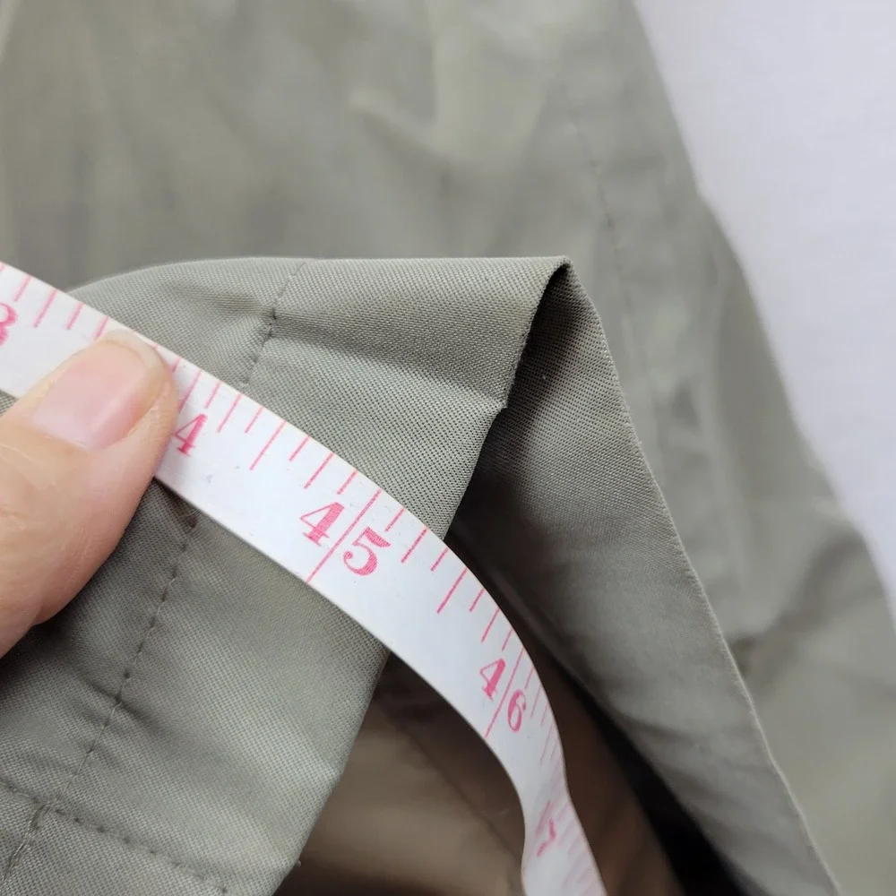 Eddie Bauer Trench‎ Coat Womens Medium Petite Parka Coat Long Puffer Down Lined - Picture 8 of 16